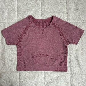 SHEIN Short Sleeve Tee - Mauve